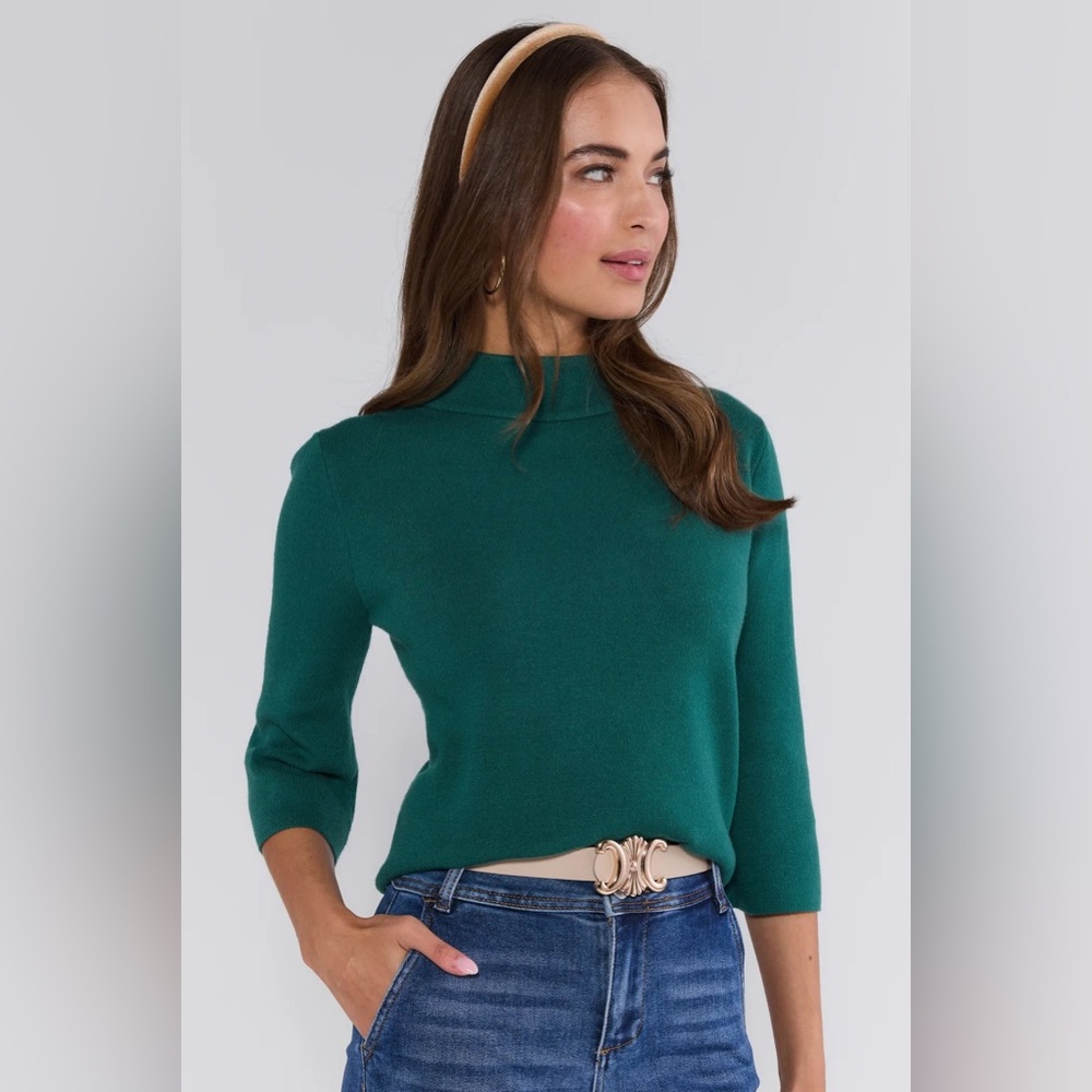 Avara Jackie Knit Sweater - Green